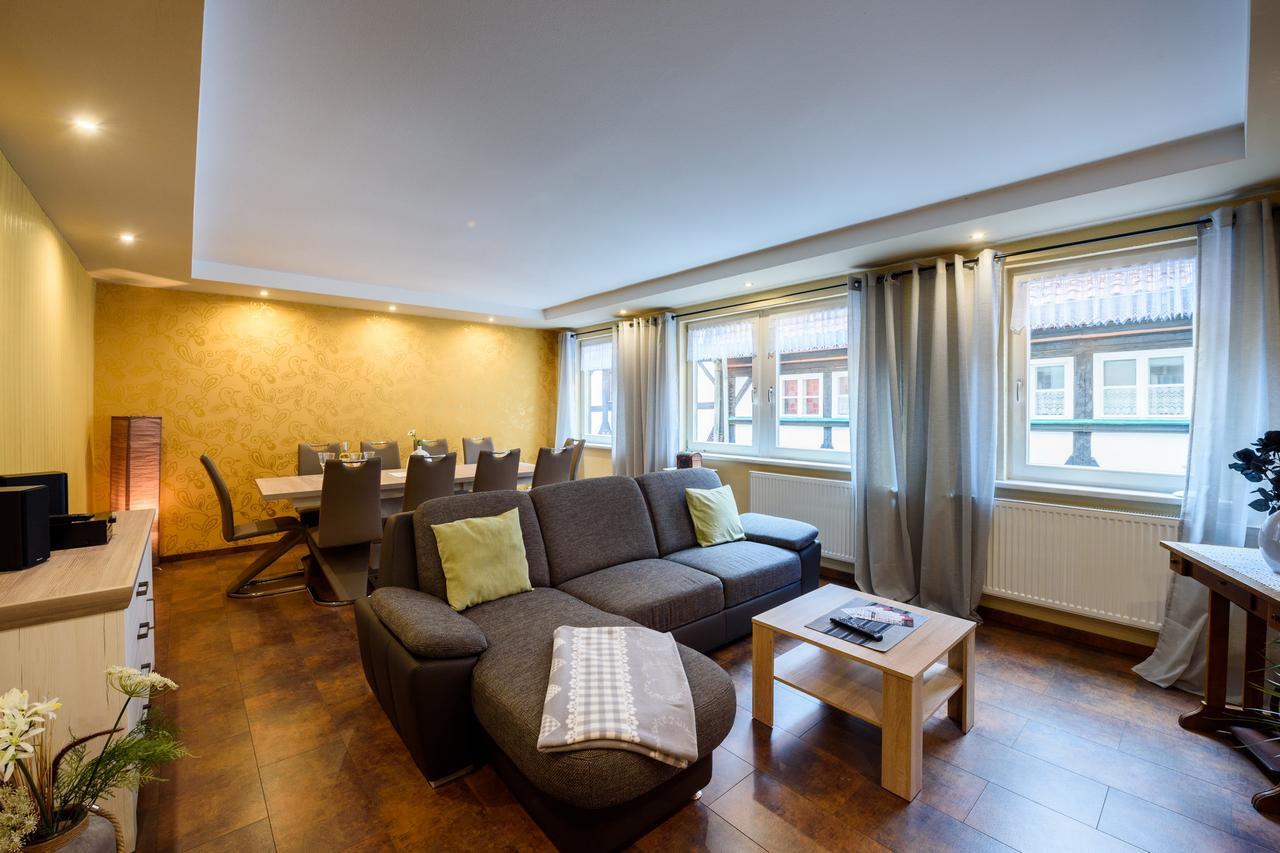 Apartmenthaus Im Stieg Quedlinbourg Extérieur photo